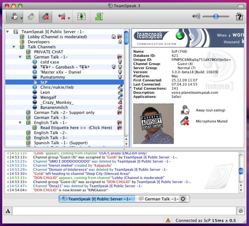 Download Teamspeak Mac Os X